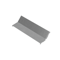 Крышка внутреннего вертикального угла 45 гр. 300 мм "ПЛЮС" INOX304 КМ-Профиль (KNLplus45-300 INOX304)