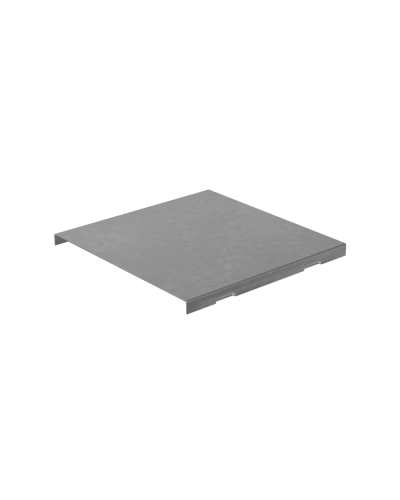 Крышка на угол внешний вертикальный 50х500 мм с разворотом трассы на 180 гр. ПЛЮС HD КМ-Профиль (KVLTDplus90-50-500 HD) в Махачкале Аксессуары для лотков Pintop.ru