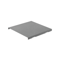 Крышка на угол внешний вертикальный 80х400 мм с разворотом трассы на 180 гр. "ПЛЮС" HD85 КМ-профиль (KVLTDplus90-80-400 HD85)