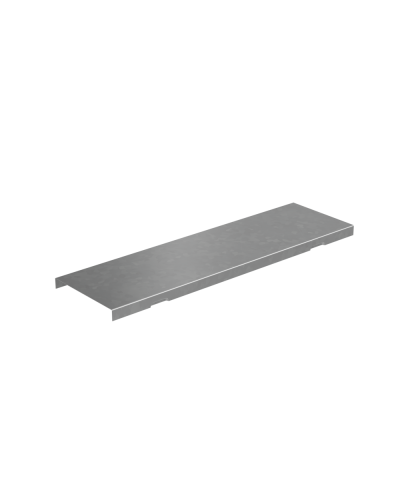 Крышка на вертикальный Т-ответвитель переходник 100-500 мм с разворотом трассы на 90 гр. ПЛЮС (нижняя часть больше исходной) КМ-Профиль (KTDPVplus90-100-500) в Махачкале Аксессуары для лотков Pintop.ru