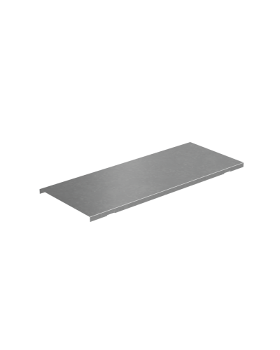 Крышка на вертикальный Т-ответвитель переходник 200-400 мм с разворотом трассы на 90 гр. ПЛЮС (нижняя часть больше исходной) HD85 КМ-профиль (KTDPVplus90-200-400 HD85) в Махачкале Аксессуары для лотков Pintop.ru