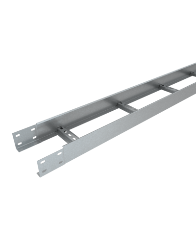 Лоток лестничный 80х300х1,2 L2000 мм Быстрый монтаж КМ-Профиль (LLS80-300-1.2-2000) в Махачкале Кабельные лотки Pintop.ru