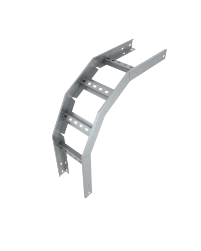 Угол лестничный вертикальный внешний 90 гр. 100х150х1,5 мм Быстрый монтаж HD85 КМ-профиль (LVLS90-100-150-1.5 HD85) в Махачкале Аксессуары для лотков Pintop.ru