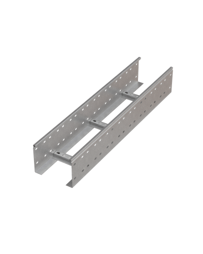 Лоток лестничный 150х800х2,0 L4500 мм HD85 N КМ-профиль (LL150-800-2.0-4500 HD85 N) в Махачкале Кабельные лотки Pintop.ru