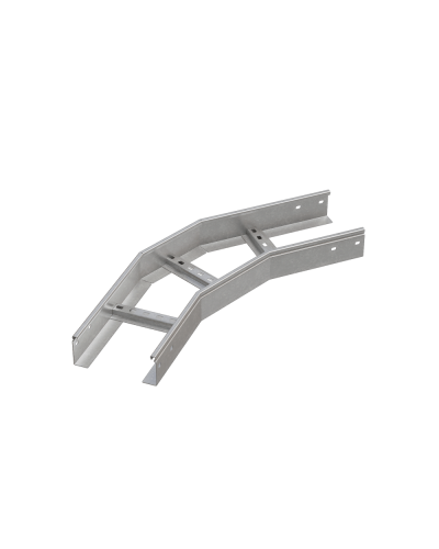 Угол лестничный горизонтальный 45 гр. 80х400х2,0 мм HD N КМ-профиль (LGL45-80-400-2.0 HD N) в Махачкале Аксессуары для лотков Pintop.ru