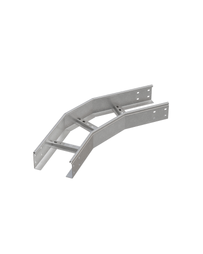 Угол лестничный горизонтальный 45 гр. 100х800х1,2 мм HD85 N КМ-профиль (LGL45-100-800-1.2 HD85 N) в Махачкале Аксессуары для лотков Pintop.ru