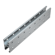 Страт-профиль двойной 41х41 L650 мм s:2,5 (тройная перфорация) HD85 КМ-профиль (2STPU41-41-650 3P HD85)