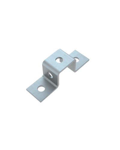 Прямоугольная скоба для страт-профиля 41х41 мм HD КМ-Профиль (PS41-41 HD) в Махачкале Держатели, клипсы, скобы Pintop.ru