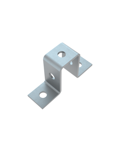 Прямоугольная скоба для страт-профиля 41х72 мм КМ-профиль (PS41-72) в Махачкале Держатели, клипсы, скобы Pintop.ru