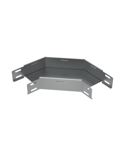 Угол горизонтальный 90 гр. 50х50 мм КМ-Профиль (GL90-50-50) в Махачкале Аксессуары для лотков Pintop.ru