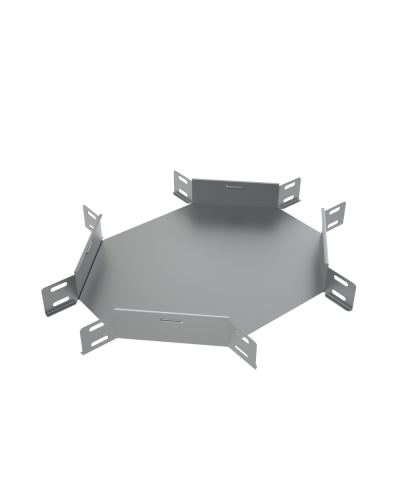 Х-разветвитель 50х100 мм КМ-Профиль (XD50-100) в Махачкале Аксессуары для лотков Pintop.ru