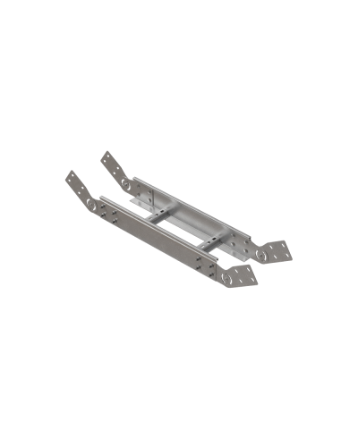 Вертикальный шарнирный угол 100х300х2,0 мм HD85 N КМ-профиль (LSHL100-300-2.0 HD85 N) в Махачкале Аксессуары для лотков Pintop.ru