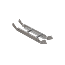 Вертикальный шарнирный угол 100х400х1,5 мм HD85 N КМ-профиль (LSHL100-400-1.5 HD85 N)