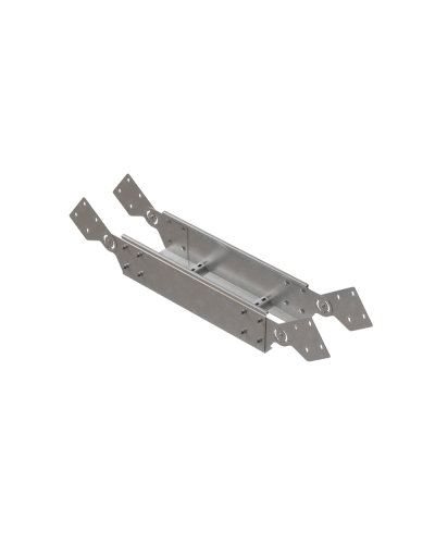 Вертикальный шарнирный угол 150х500х1,2 мм HD N КМ-профиль (LSHL150-500-1.2 HD N) в Махачкале Аксессуары для лотков Pintop.ru