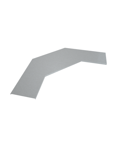 Крышка лестничного горизонтального угла 90 гр. 700 мм HD85 КМ-профиль (KLGL90-700 HD85) в Махачкале Аксессуары для лотков Pintop.ru