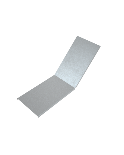 Крышка лестничного вертикального внутреннего угла 45 гр. 700 мм HD85 КМ-профиль (KLNL45-700 HD85) в Махачкале Аксессуары для лотков Pintop.ru