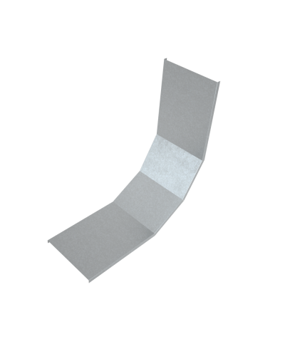 Крышка лестничного вертикального внутреннего угла 90 гр. 600 мм HD85 КМ-профиль (KLNL90-600 HD85) в Махачкале Аксессуары для лотков Pintop.ru