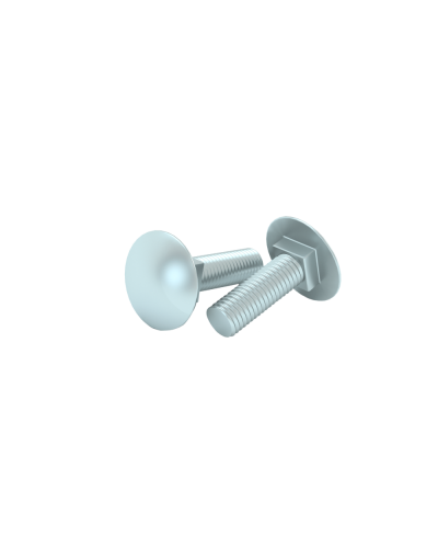 Болт с полукруглой головкой и квадратным подголовком М8х20 мм DIN 603 (упак. 100 шт) КМ-Профиль (BTG8-20) в Махачкале Крепеж Pintop.ru