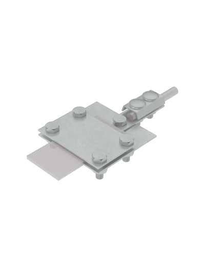 Универсальный контрольный соединитель полоса до 40 мм пруток Ø 5-8 мм HD КМ-Профиль (UKS-B40-D5-8 HD) в Махачкале Аксессуары для лотков Pintop.ru