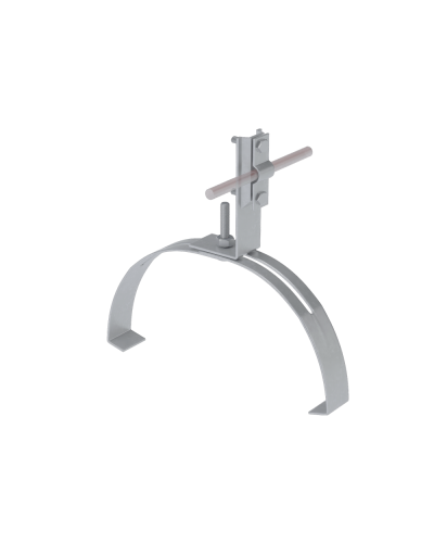 Держатель болтовой для фигурного конька для прутка Ø 5-10 мм КМ-Профиль (DFKB-D5-10) в Махачкале Монтажные материалы Pintop.ru