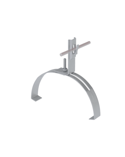 Держатель зажимной для фигурного конька для прутка Ø 5-8 мм КМ-Профиль (DFKZ-D5-8) в Махачкале Монтажные материалы Pintop.ru