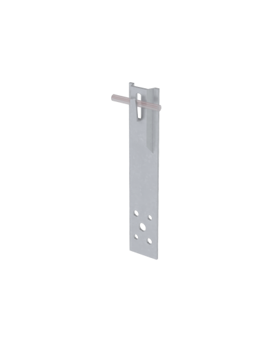 Прямой держатель зажимной для прутка Ø 5-8 мм H150 мм КМ-Профиль (DZP-H150-D5-8) в Махачкале Монтажные материалы Pintop.ru