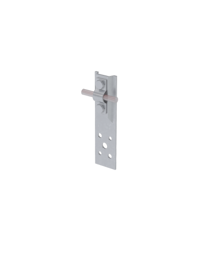 Прямой держатель болтовой для прутка Ø 5-10 мм H80 мм HD КМ-Профиль (DBP-H80-D5-10 HD) в Махачкале Монтажные материалы Pintop.ru