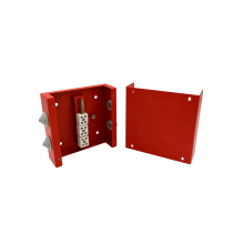 Коробка распределительная огнестойкая КРОПС, IP41, габаритные размеры 200х200х80 мм, для кабелей сечением до 25 мм2, 8 клемм КМ-Профиль (FRJB-KM-ST3-25-08-КРОПС-IP41)