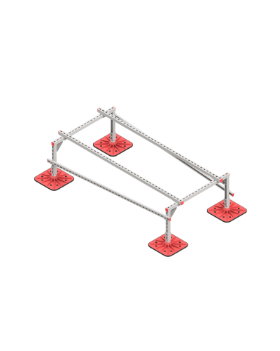 Опорная конструкция для установки оборудования TECHNORAPTOR FOOT 1000х2000 тип 1 HD КМ-профиль (KM-TR-F-SSEI-1000-2000-1 HD) в Махачкале Системы видеонаблюдения Pintop.ru