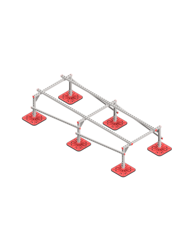 Опорная конструкция для установки оборудования TECHNORAPTOR FOOT 1000х2500 HD КМ-профиль (KM-TR-F-SSEI-1000-2500 HD) в Махачкале Системы видеонаблюдения Pintop.ru