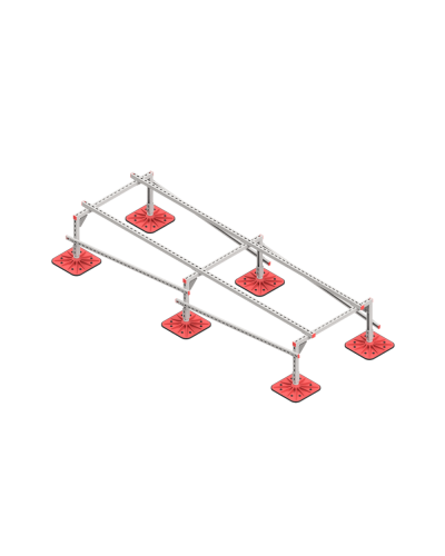 Опорная конструкция для установки оборудования TECHNORAPTOR FOOT 1000х3000 HD КМ-профиль (KM-TR-F-SSEI-1000-3000 HD) в Махачкале Системы видеонаблюдения Pintop.ru
