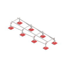 Опорная конструкция для установки оборудования TECHNORAPTOR FOOT 1000х4000 КМ-профиль (KM-TR-F-SSEI-1000-4000)