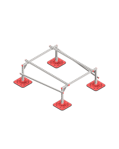 Опорная конструкция для установки оборудования TECHNORAPTOR FOOT 1200х1500 HD КМ-профиль (KM-TR-F-SSEI-1200-1500 HD) в Махачкале Системы видеонаблюдения Pintop.ru