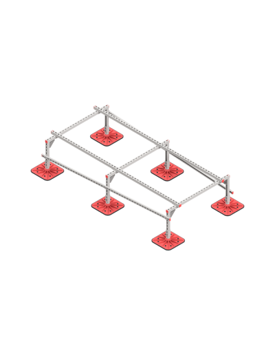 Опорная конструкция для установки оборудования TECHNORAPTOR FOOT 1200х2500 HD КМ-профиль (KM-TR-F-SSEI-1200-2500 HD) в Махачкале Системы видеонаблюдения Pintop.ru
