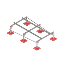 Опорная конструкция для установки оборудования TECHNORAPTOR FOOT 1500х2500 КМ-профиль (KM-TR-F-SSEI-1500-2500)