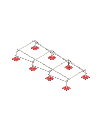 Опорная конструкция для установки оборудования TECHNORAPTOR FOOT 1500х4000 тип 1 HD КМ-профиль (KM-TR-F-SSEI-1500-4000-1 HD) в Махачкале Системы видеонаблюдения Pintop.ru