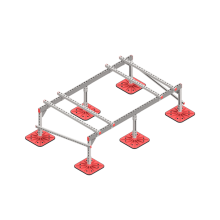 Опорная конструкция для установки оборудования TECHNORAPTOR FOOT 2000х1200 HD КМ-профиль (KM-TR-F-SSEI-2000-1200 HD)