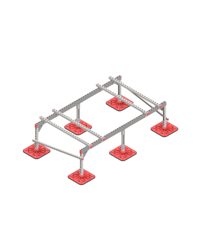 Опорная конструкция для установки оборудования TECHNORAPTOR FOOT 2000х1200 HD КМ-профиль (KM-TR-F-SSEI-2000-1200 HD) в Махачкале Системы видеонаблюдения Pintop.ru