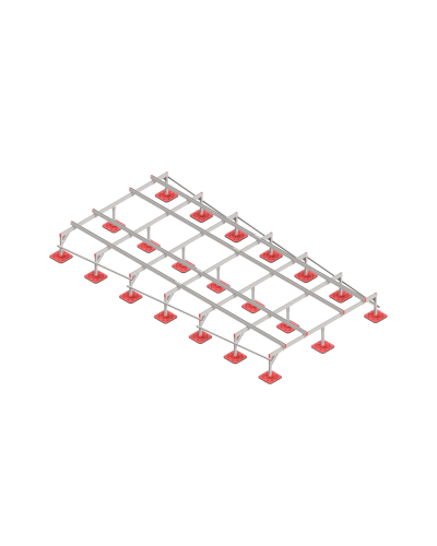 Опорная конструкция для установки оборудования TECHNORAPTOR FOOT 3000х6000 тип 1 HD КМ-профиль (KM-TR-F-SSEI-3000-6000-1 HD) в Махачкале Системы видеонаблюдения Pintop.ru