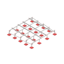 Опорная конструкция для установки оборудования TECHNORAPTOR FOOT 3500х3500 КМ-профиль (KM-TR-F-SSEI-3500-3500)