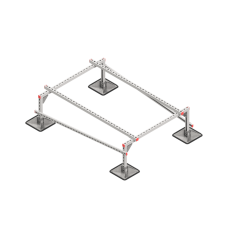 Опорная конструкция для установки оборудования TECHNORAPTOR STEELFOOT 1200х1700 HD КМ-профиль (KM-TR-STF-SSEI-1200-1700 HD)