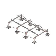 Опорная конструкция для установки оборудования TECHNORAPTOR STEELFOOT 1500х3000 тип 2 КМ-профиль (KM-TR-STF-SSEI-1500-3000-2)