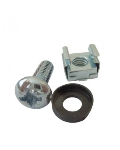 Комплект крепежа (винт М5 чёрный, гайка кузовная М5, шайба 5 чёрная по 40шт) МЕТА 9919 в Махачкале Система оповещения и трансляции Мета Pintop.ru