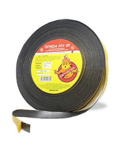 Лента термоуплотнительная ОгнезаОГНЕЗА-ЛТУ 1,5*20 мм., рулон 35 пог.м. в Махачкале Дополнительное оборудование пожаротушения Pintop.ru
