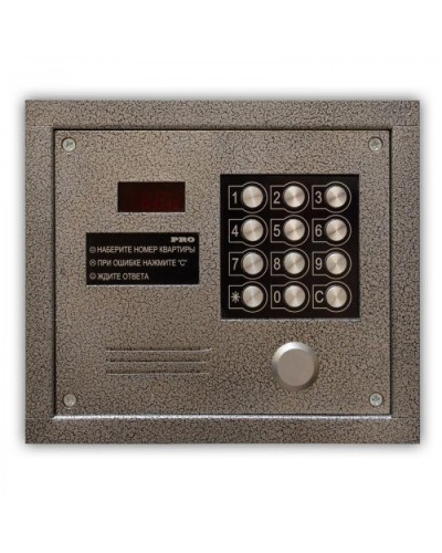 Цифровой домофон Олевс PRO-EM серебряный антик в Махачкале Домофония Pintop.ru