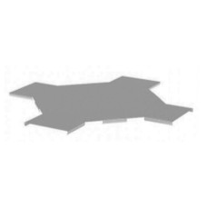 Крышка ответвителя X-образного 300х15 (0,7) для лестничного лотка ПожТехКабель (652-003)