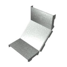 Крышка угла вертикального внутреннего 90° 500х15 (0,7) для лестничного лотка ПожТехКабель (651-005)