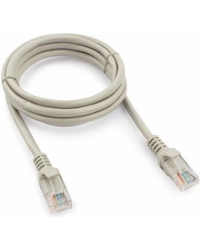 Патч-корд медный U/UTP, категория 5e, 26 AWG (0,48 мм), LSZH, серый, 1 м в Махачкале Патчкорды (медные) Pintop.ru