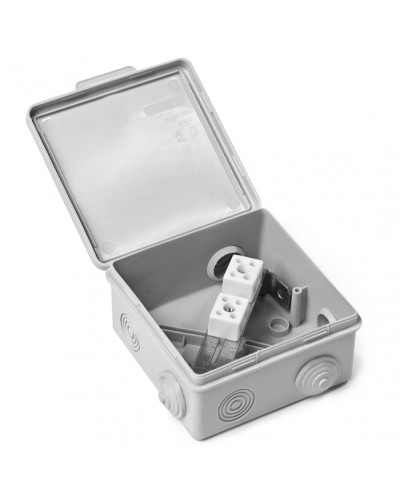 Коробка монтажная огнестойкая пластиковая герметичная КМОПГ IP54, 4 контакта для кабеля до 2,5мм2(4к х 2,5 мм) ПожТехКабель 071-003 в Махачкале Распределительные коробки Pintop.ru