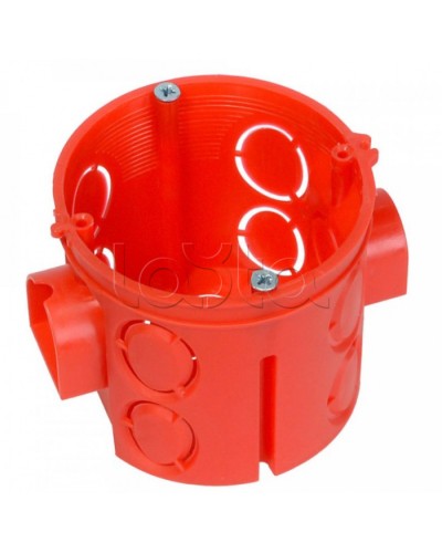 Коробка установочная углубленная безгалогенная (HF) 68х62 с саморезами (140шт/кор) Промрукав (80-0510С) в Махачкале Распределительные коробки Pintop.ru